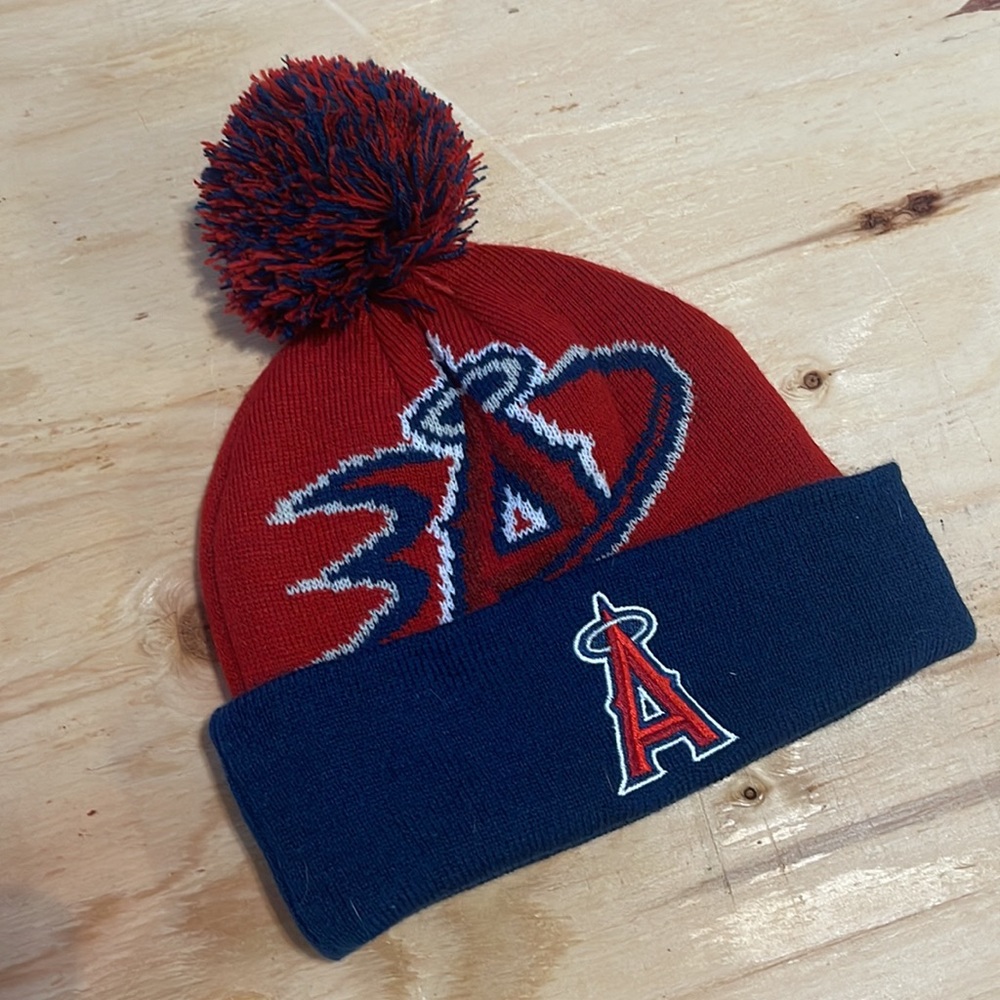 Anaheim Ducks X Angels Baseball Pom Beanie